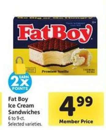 Fat Boy Ice Cream Sandwiches