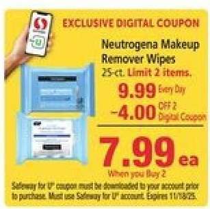 Neutrogena Makeup Remover Wipes