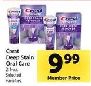 Crest Deep Stain Oral Care
