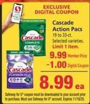 Cascade Action Pacs