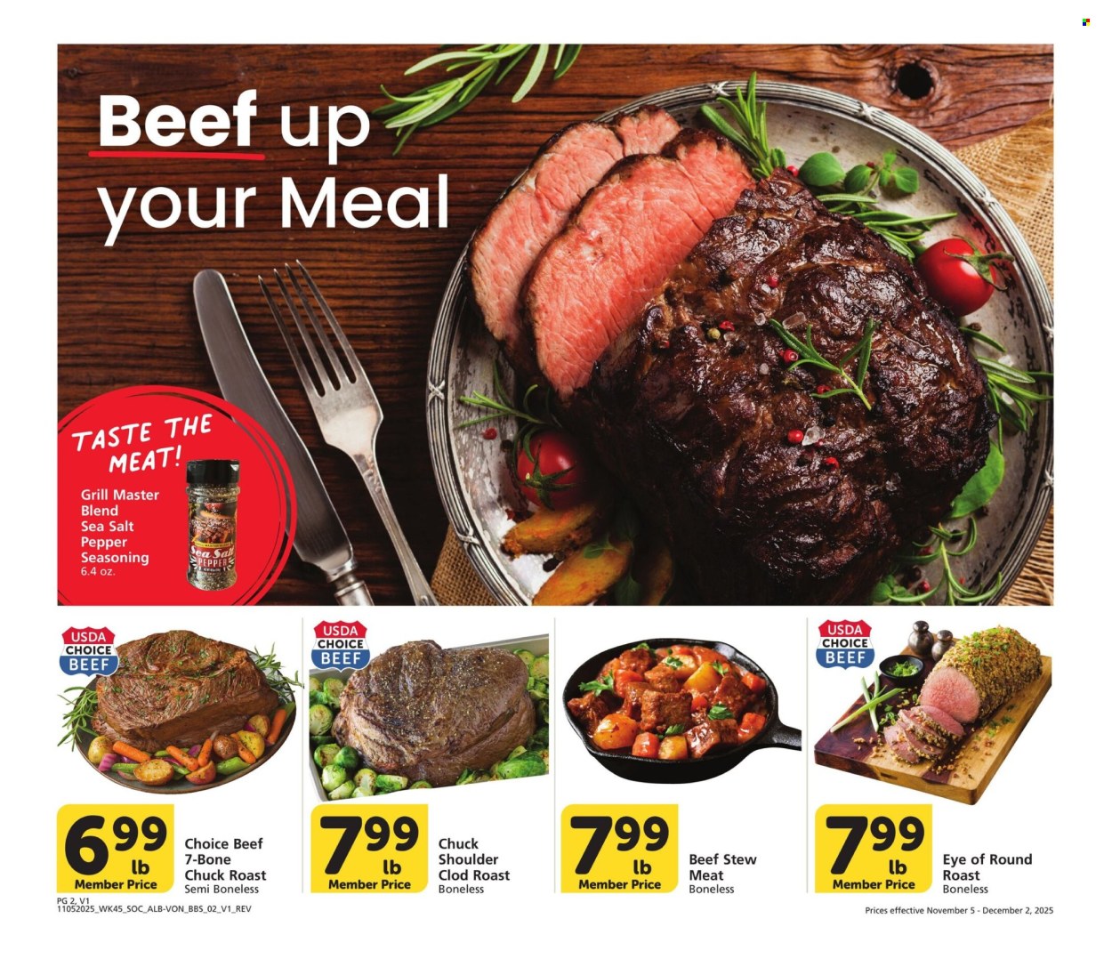 Albertsons ad - 11/05/2025 - 12/02/2025. Page 2