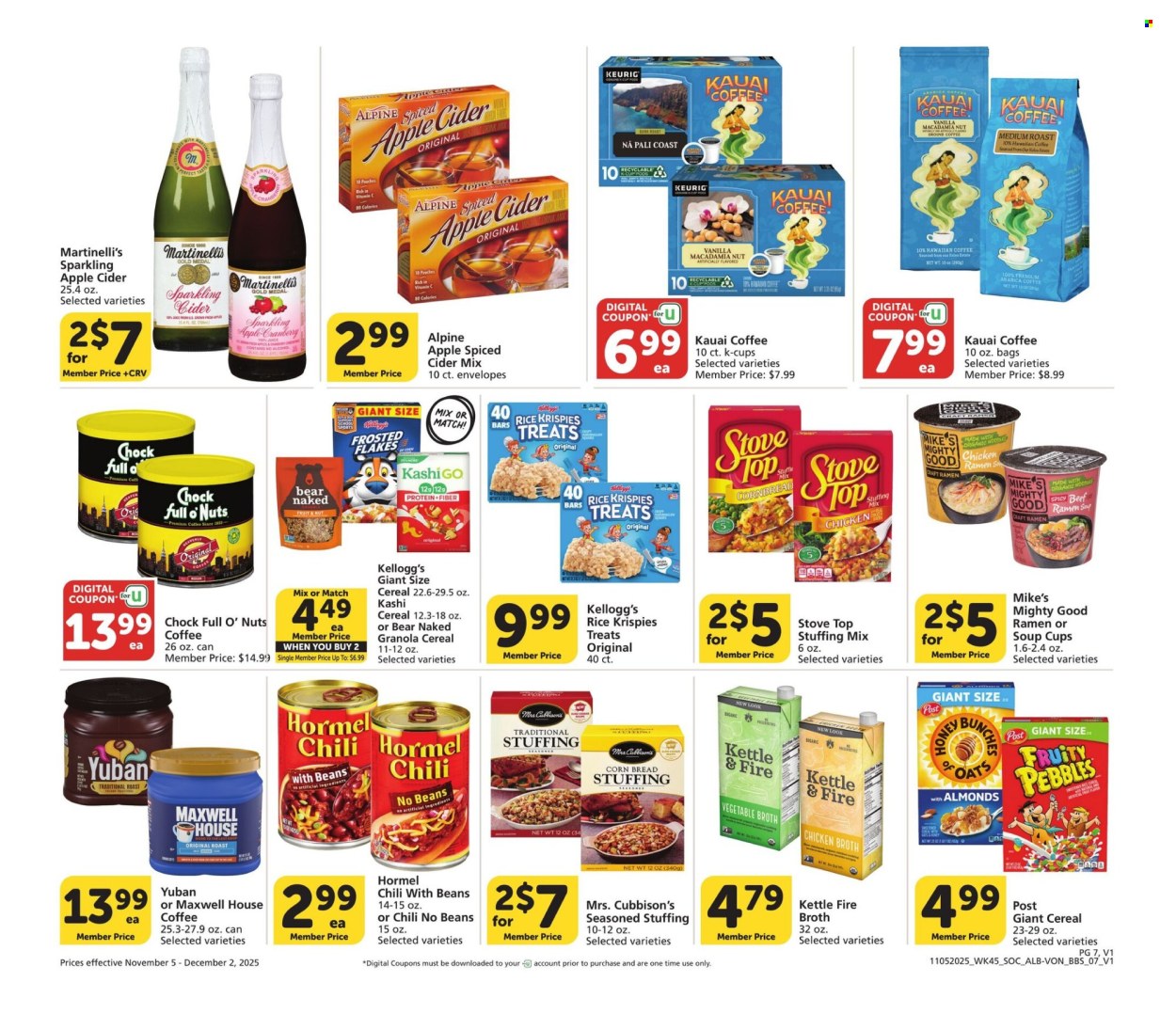 Albertsons ad - 11/05/2025 - 12/02/2025. Page 7