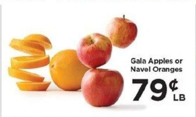 Gala Apples or Navel Oranges