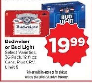 Budweiser or Bud Light