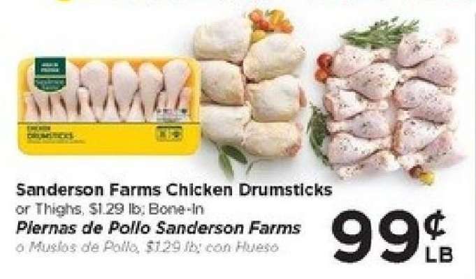Sanderson Farms Chicken Drumsticks
