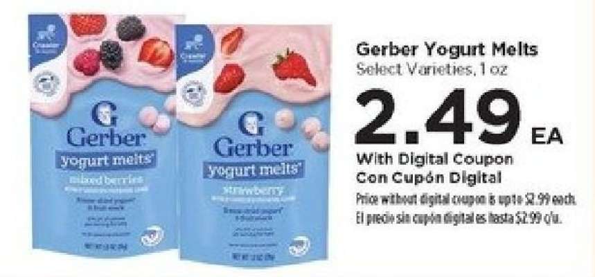 Gerber Yogurt Melts