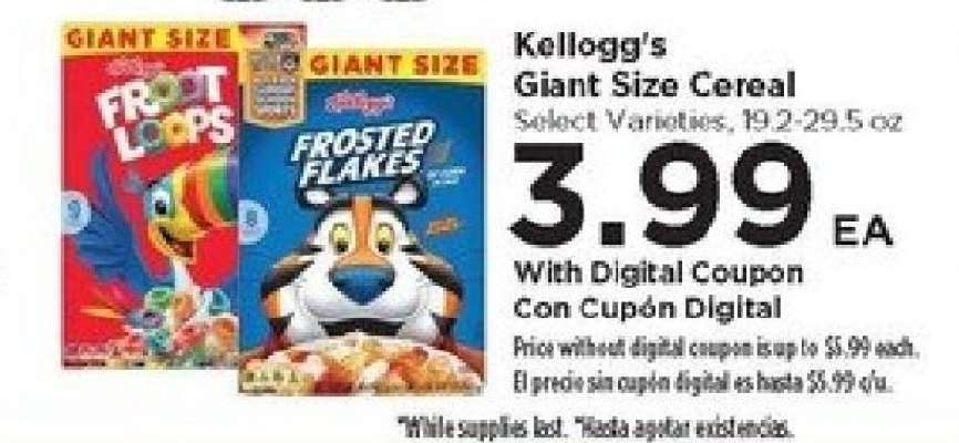 Kellogg's Giant Size Cereal