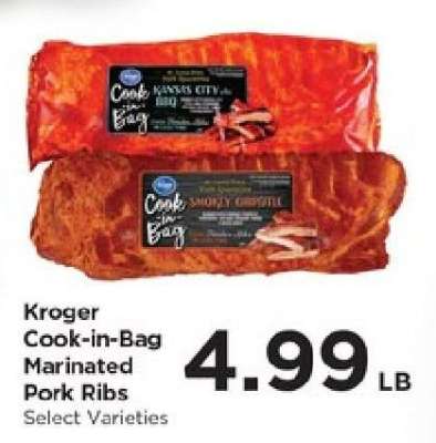 Kroger Cook-In-Bag Marinated Pork Ribs