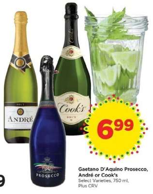 Gaetano D'Aquino Prosecco, André or Cook’s