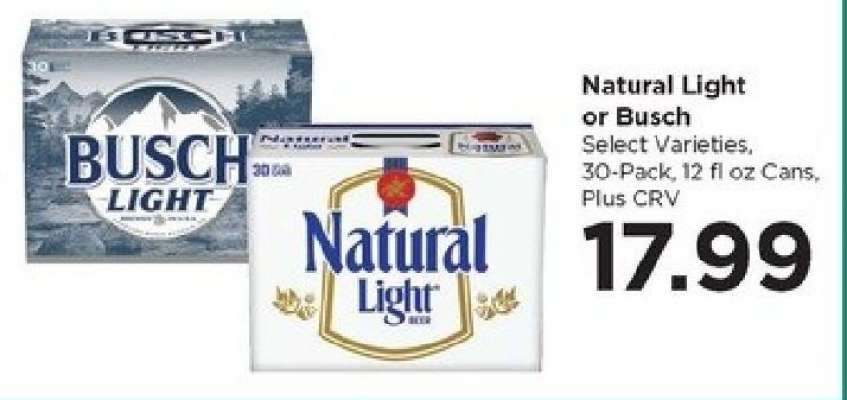 Natural Light or Busch