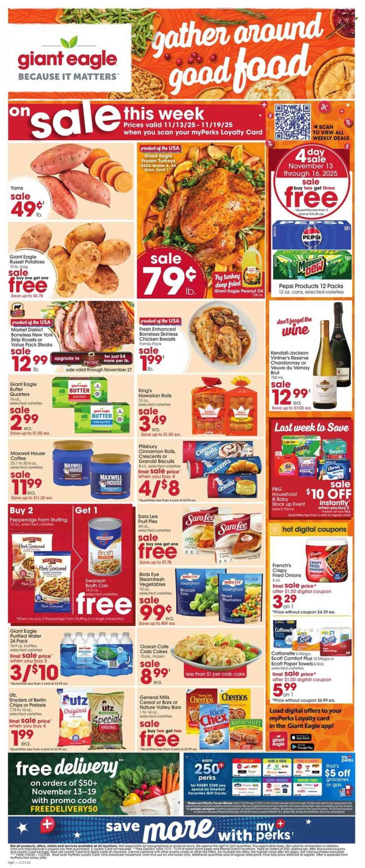 Giant Eagle ad - 11/13/2025 - 11/19/2025. Page 1