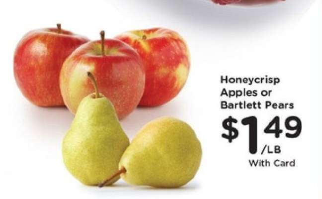 Honeycrisp Apples or Bartlett Pears