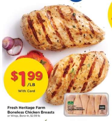Fresh Heritage Farm Boneless Chicken Breasts