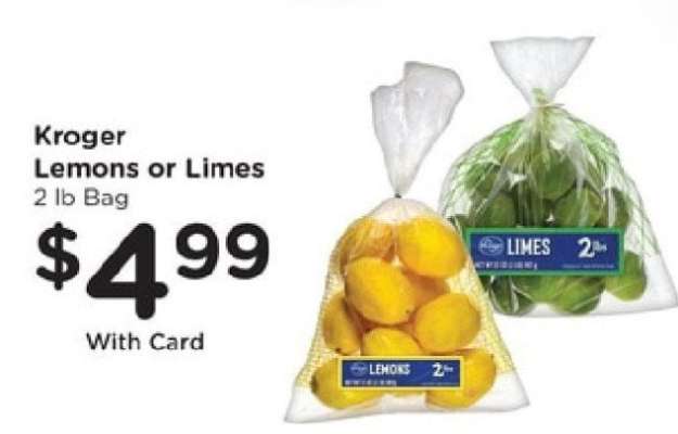 Kroger Lemons or Limes
