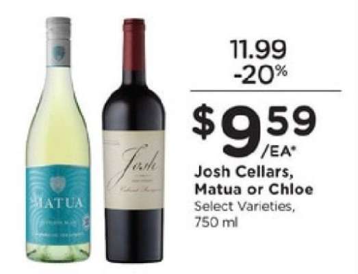 Josh Cellars, Matua or Chloe