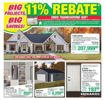 Menards Flyer - 11/13/2025 - 11/27/2025.