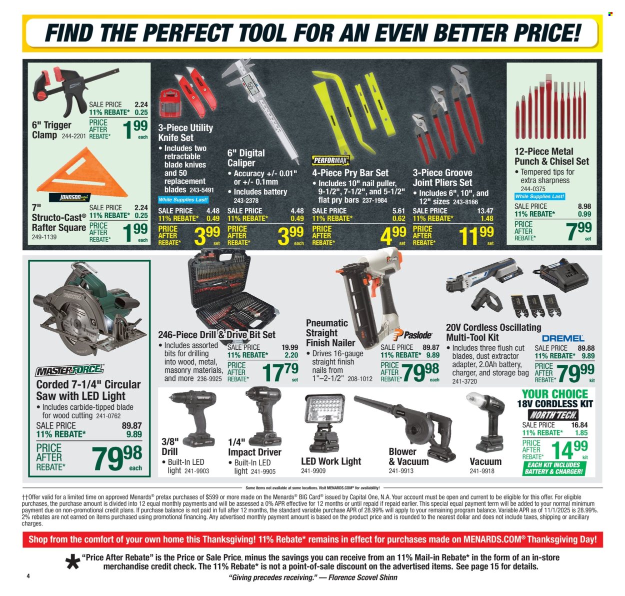 Menards ad - 11/13/2025 - 11/27/2025. Page 5