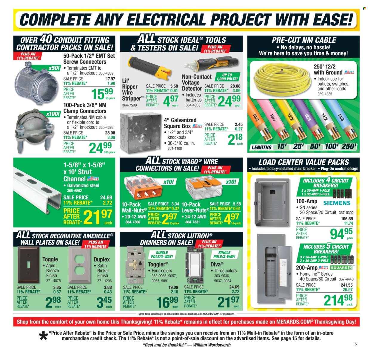 Menards ad - 11/13/2025 - 11/27/2025. Page 7