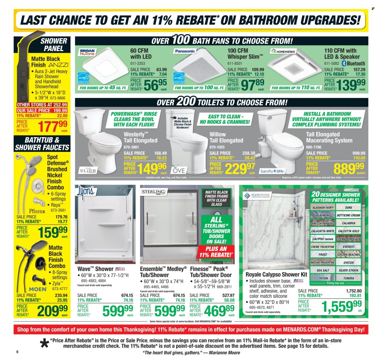 Menards ad - 11/13/2025 - 11/27/2025. Page 9