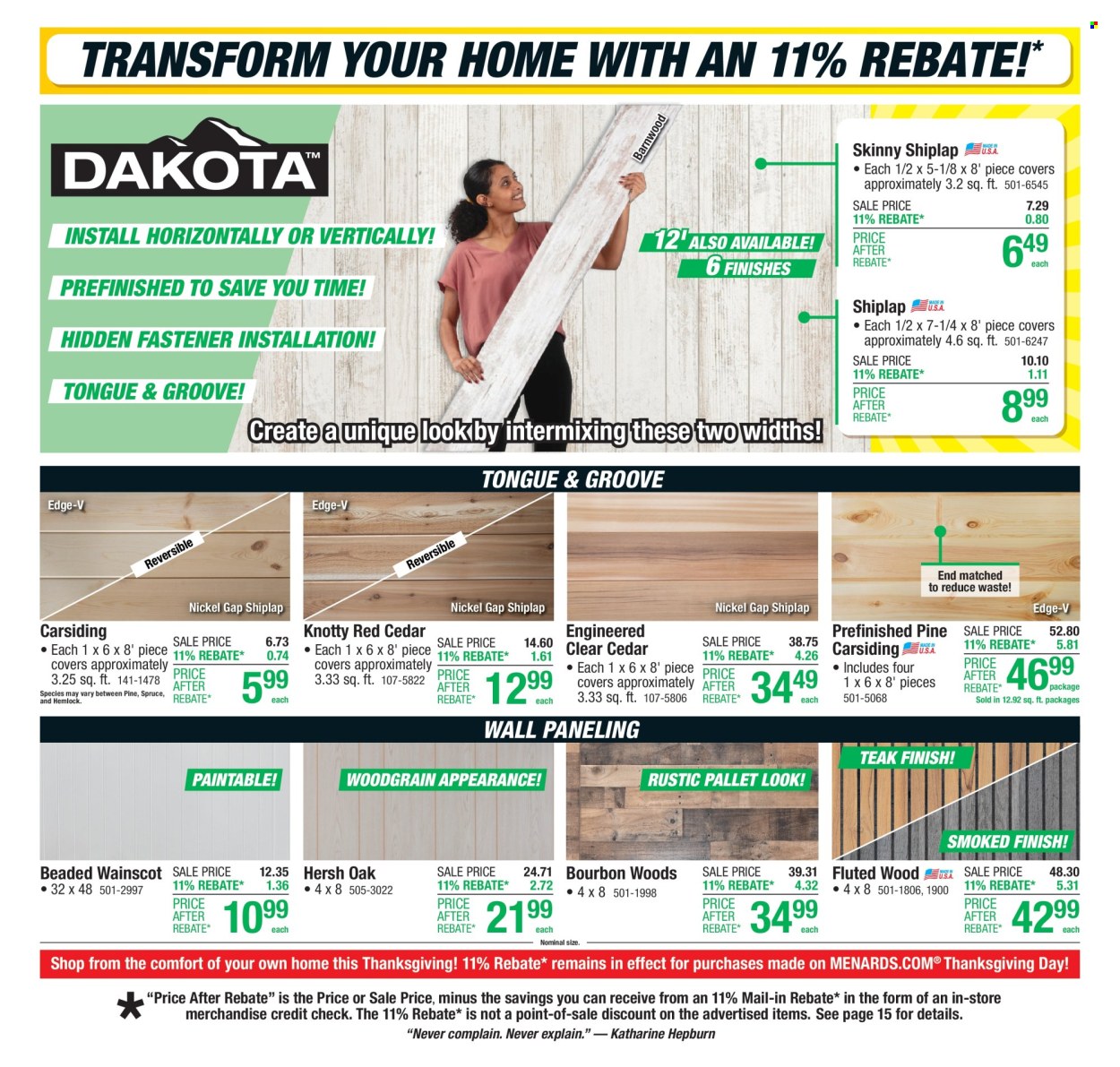 Menards ad - 11/13/2025 - 11/27/2025. Page 16