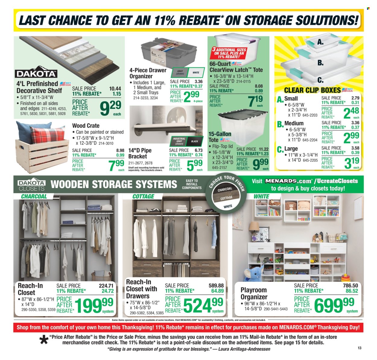 Menards ad - 11/13/2025 - 11/27/2025. Page 17