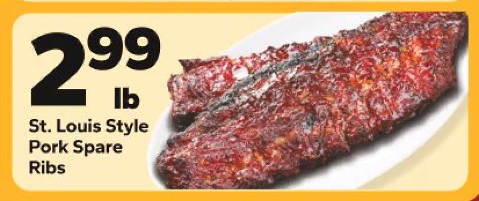 St. Louis Style Pork Spare Ribs