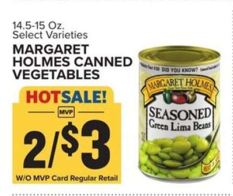 Margaret Holmes Canned Vegetables