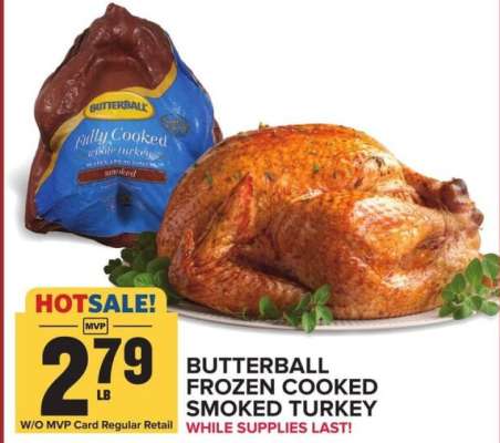 Butterball Frozen Cooked Smoked Turkey