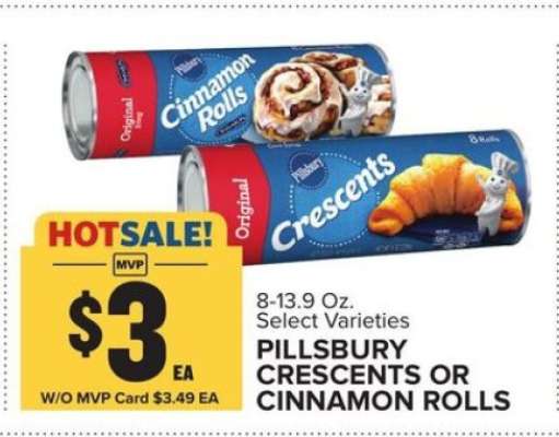 Pillsbury Crescents or Cinnamon Rolls*
