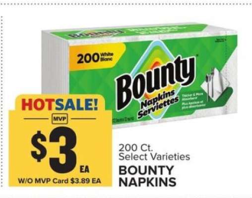 Bounty Napkins