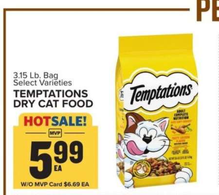 Temptations Dry Cat Food