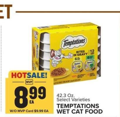 Temptations Wet Cat Food*