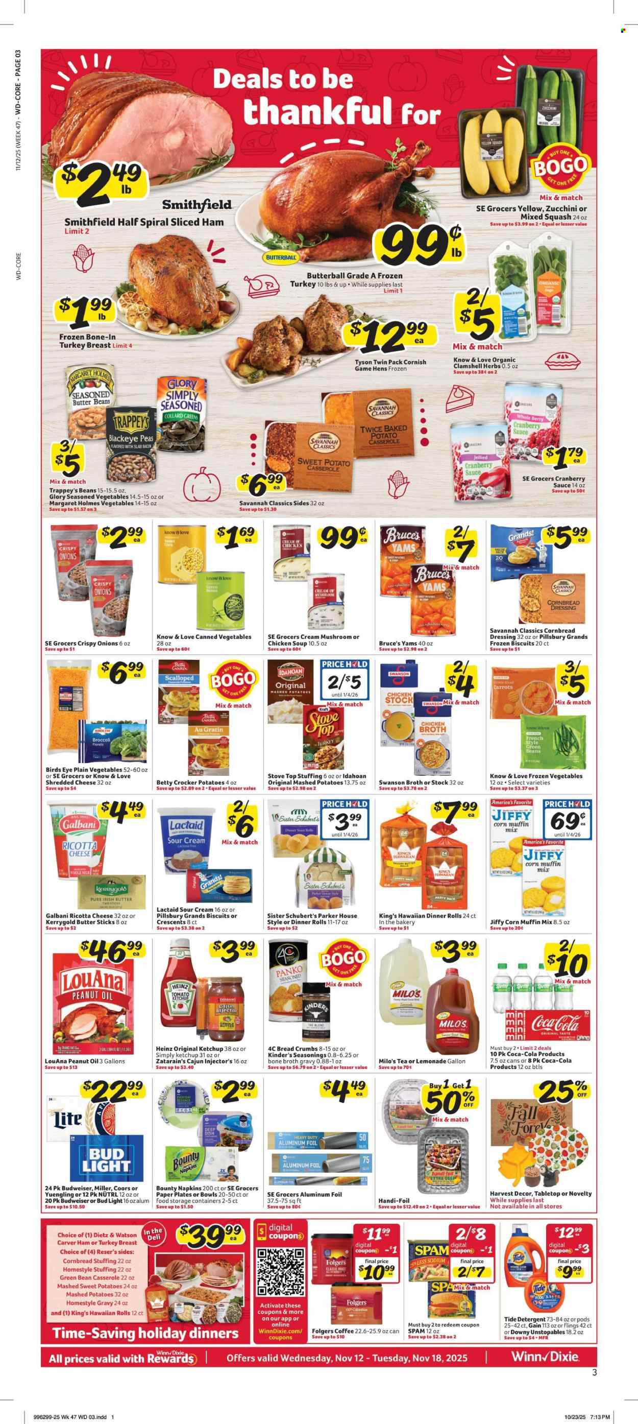 Winn Dixie ad - 11/12/2025 - 11/18/2025. Page 3