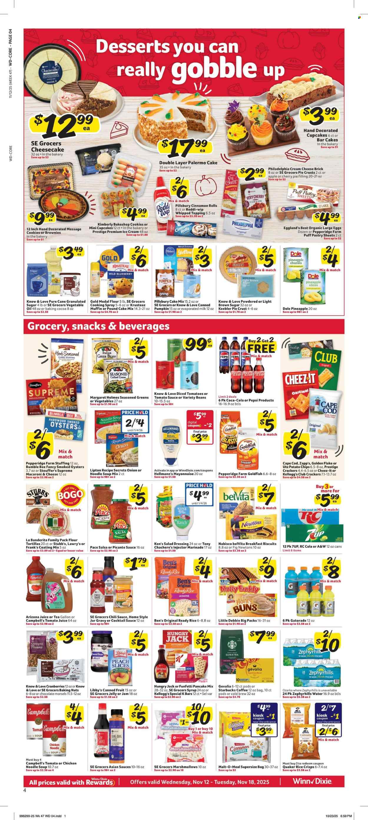 Winn Dixie ad - 11/12/2025 - 11/18/2025. Page 4