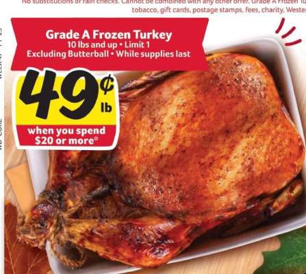 Grade A Frozen Turkey