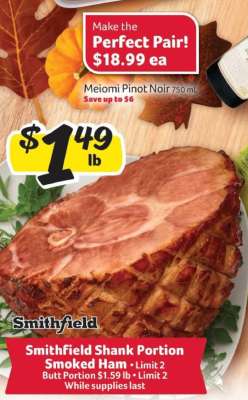 Smithfield Shank Portion Smoked Ham