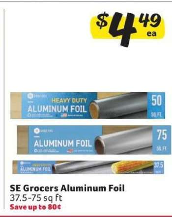 SE Grocers Aluminum Foil