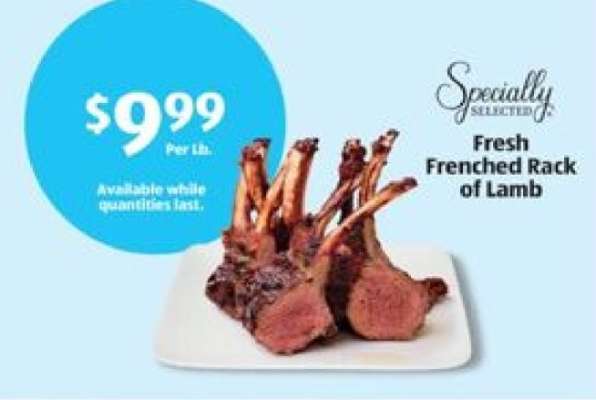 Specially Selected Fresh Frenched Rack of Lamb