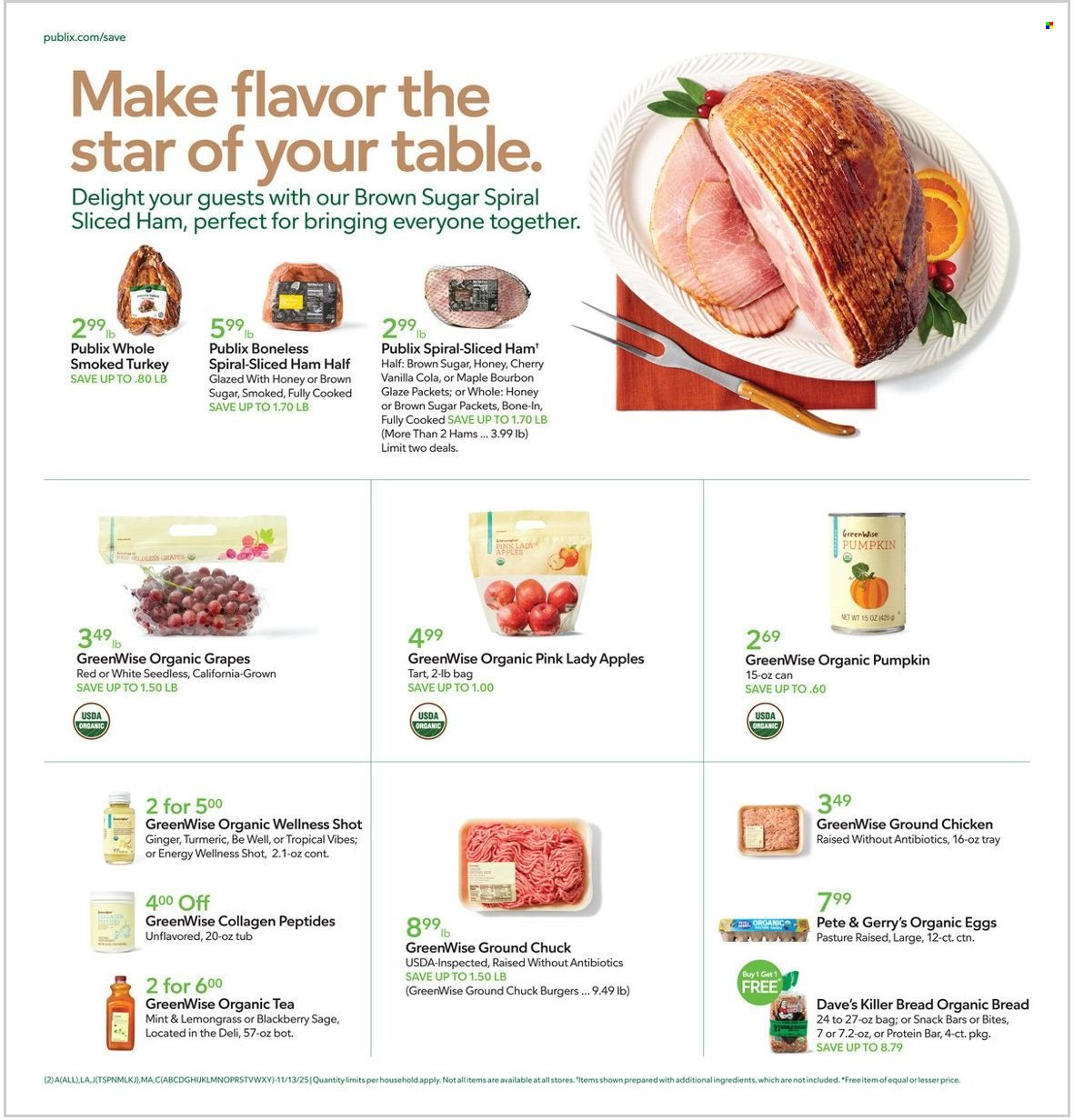 Publix ad - 11/13/2025 - 11/19/2025. Page 2