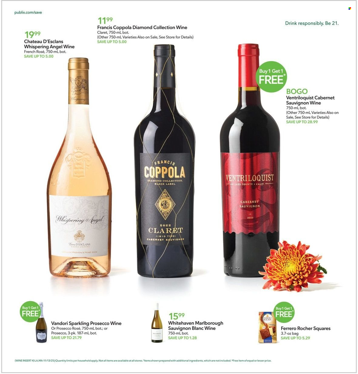 Publix ad - 11/13/2025 - 11/19/2025. Page 21