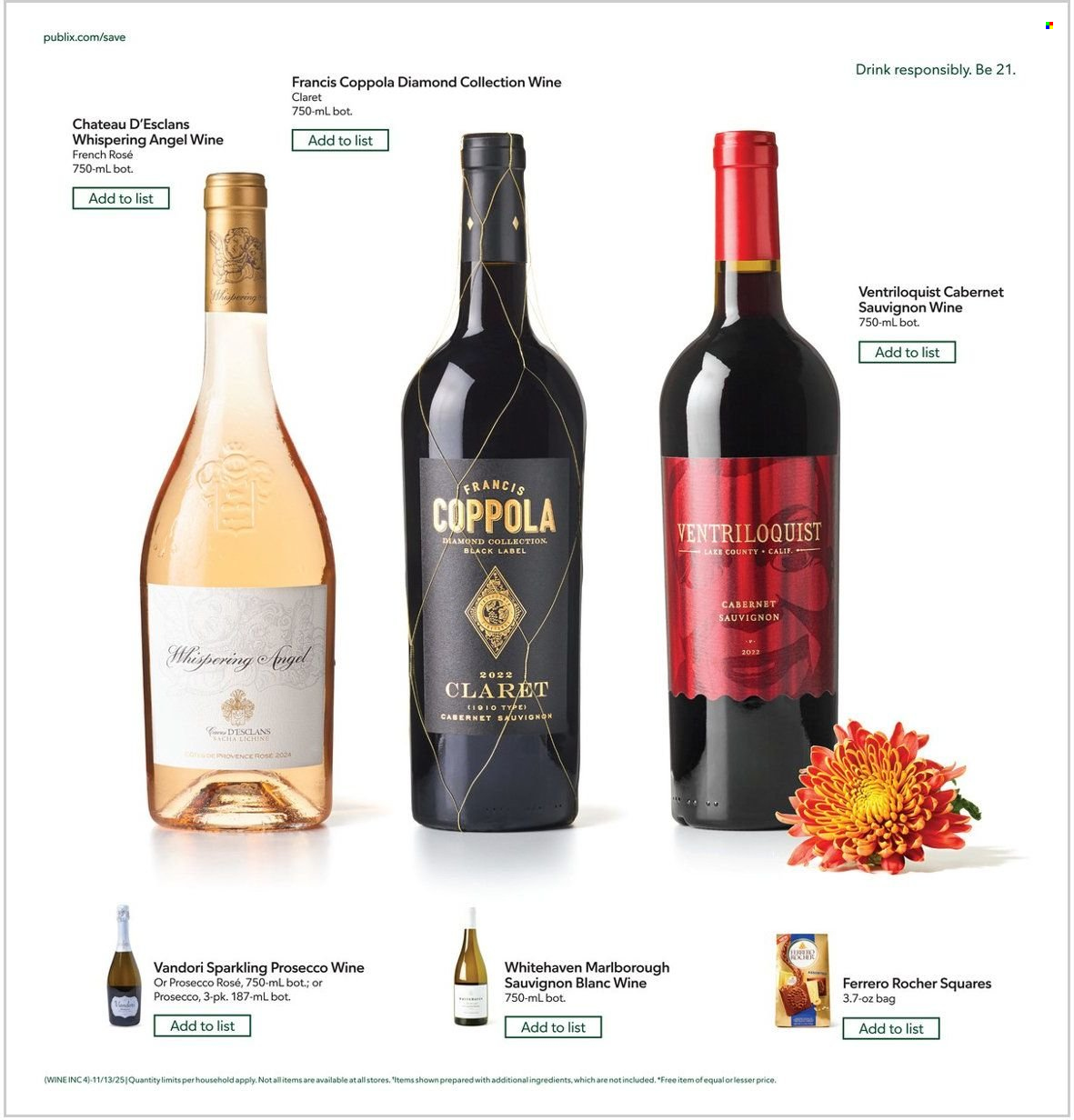 Publix ad - 11/13/2025 - 11/19/2025. Page 4