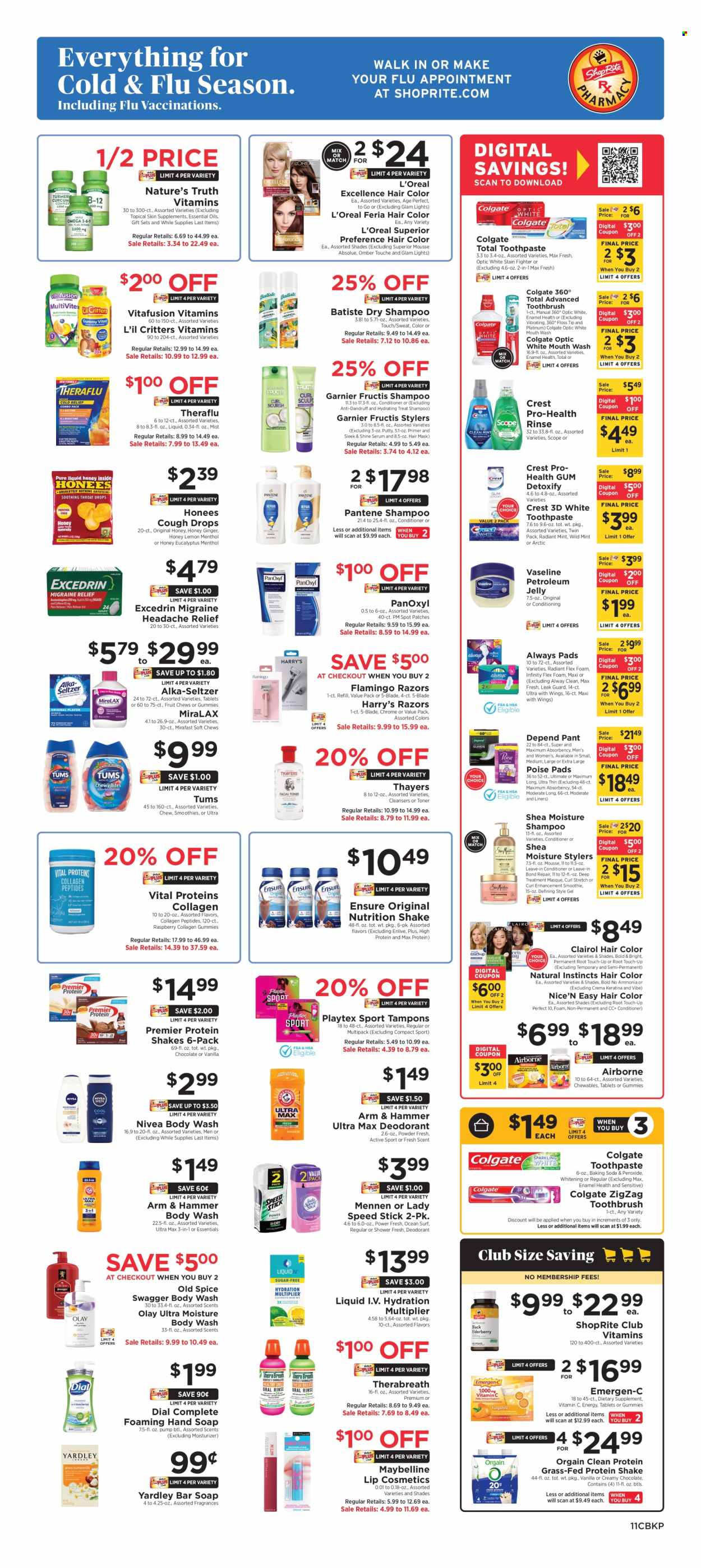 ShopRite ad - 11/16/2025 - 11/22/2025. Page 12