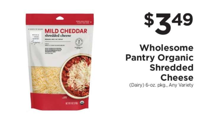 Wholesome Pantry Organic Shredded Cheese