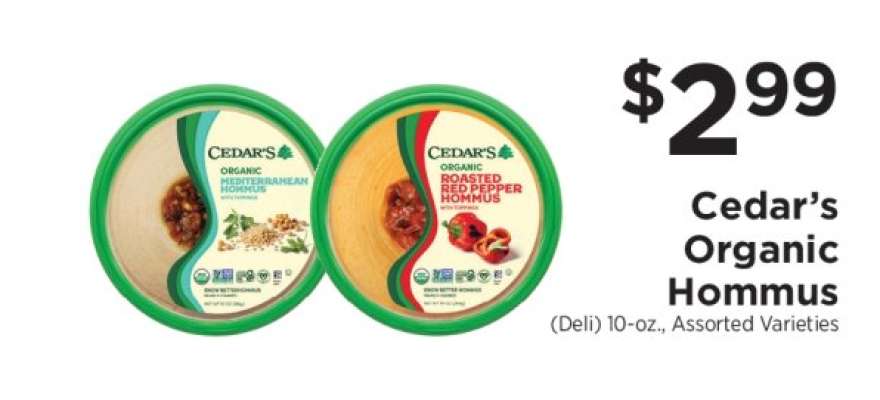 Cedar's Organic Hommus