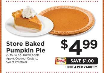 Store Baked Pumpkin Pie