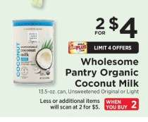 Wholesome Pantry Organic Coconut Milk