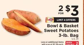 Bowl & Basket Sweet Potatoes