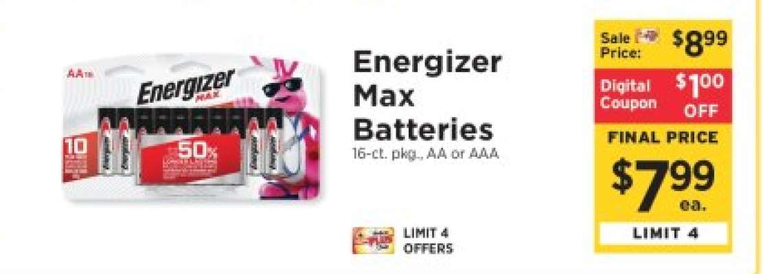Energizer Max Batteries