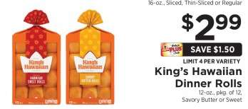 King's Hawaiian Dinner Rolls