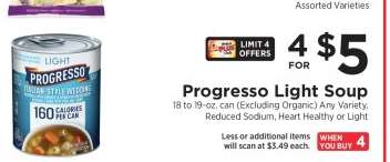Progresso Light Soup